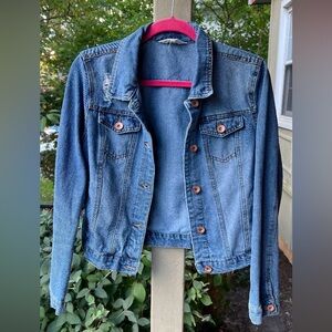 Distressed Denim Jacket